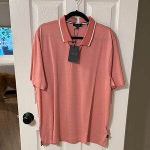 Ted Baker Soft Pink Polo Shirt for Men